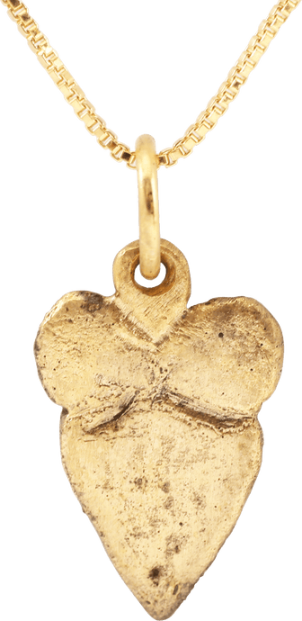  - CLASSIC VIKING HEART PENDANT NECKLACE, 9TH-10TH CENTURY AD