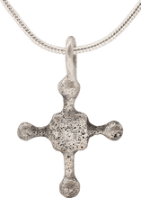 MEDIEVAL CONVERT'S CHRISTIAN CROSS NECKLACE, C.800-1000 AD - Picardi Jewelry