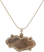 ANCIENT VIKING HEART PENDANT NECKLACE, C.866-1067 AD - Picardi Jewelry