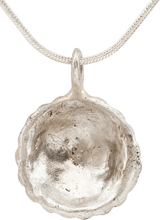 ROMAN WHEEL OF FORTUNE AMULET NECKLACE, 5TH-6TH CENTURY AD - Picardi Jewelry
