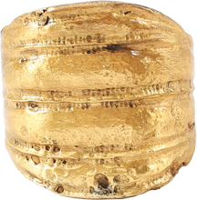 RARE VIKING SHIELD RING, C. 9TH-10TH CENTURY, SIZE 11 3/4 - Picardi Jewelry