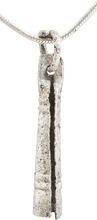 VIKING TUBULAR PENDANT NECKLACE, 9TH-11TH CENTURY AD - Picardi Jewelry