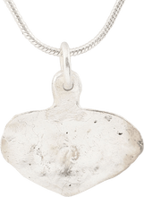 VIKING HEART PENDANT NECKLACE, C.900-1050 AD - Picardi Jewelry