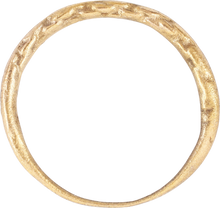 VIKING ROPED OR TWIST WEDDING RING, C.866-1067 AD, SIZE 9 3/4 - Picardi Jewelry