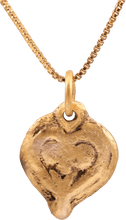 FINE VIKING HEART NECKLACE, 10TH-11TH CENTURY AD - Picardi Jewelry
