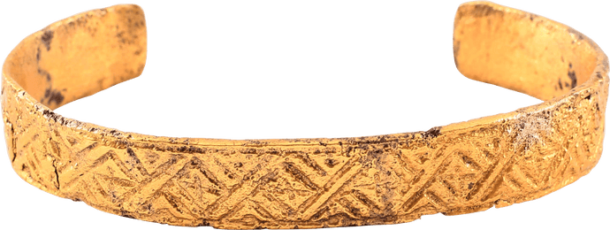  - VIKING GILT BRACELET, C.850-1050 AD
