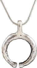 VIKING LUNAR PENDANT, 9TH-10TH CENTURY AD - Picardi Jewelry