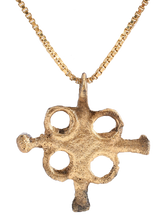 FRENCH QUATRAFOIL PENDANT, C. 1500 - Picardi Jewelry