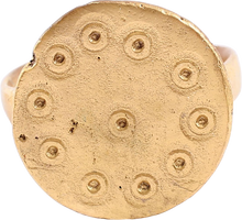 ENGLISH MAN'S RING C.7TH-10TH C. AD, SIZE 7 1/2 - Picardi Jewelry
