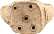 ENGLISH MAN'S RING C.7TH-10TH C.AD, SIZE 7 1/2 - Picardi Jewelry