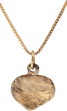 FINE VIKING HEART PENDANT, 11TH CENTURY AD - Picardi Jewelry