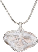 ANCIENT VIKING HEART PENDANT NECKLACE, C.850-1050 AD - Picardi Jewelry