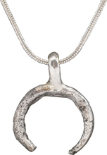 VIKING LUNAR PENDANT NECKLACE, 10TH-11TH CENTURY - Picardi Jewelry