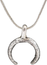 VIKING LUNAR PENDANT NECKLACE, 10TH-11TH CENTURY - Picardi Jewelry