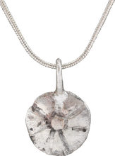 ROMAN WHEEL OF FORTUNE AMULET NECKLACE, 5TH-8TH CENTURY AD - Picardi Jewelry