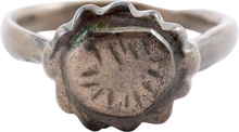 MEDIEVAL “BLESSING” RING, 10TH-16TH CENTURY AD, SIZE 3 1/2 - Picardi Jewelry