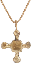 EUROPEAN CONVERT’S CROSS NECKLACE, 9th-10th CENTURY - Picardi Jewelry