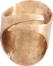 SUPERB VIKING SHIELD RING C. 9TH-10TH CENTURY, SIZE 11 - Picardi Jewelry