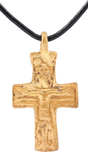 FINE GOTHIC CRUCIFIX/CROSS C.1300-1450 - Picardi Jewelry