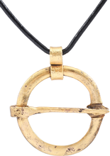 FINE AND RARE VIKING PROTECTIVE BROOCH NECKLACE, C.850-1050 AD - Picardi Jewelry