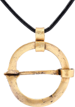 FINE AND RARE VIKING PROTECTIVE BROOCH NECKLACE, C.850-1050 AD - Picardi Jewelry