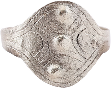 RARE VIKING SHIELD RING C. 9TH-10TH CENTURY, SIZE 9 - Picardi Jewelry