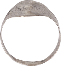 RARE VIKING SHIELD RING C. 9TH-10TH CENTURY, SIZE 9 - Picardi Jewelry
