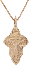 EASTERN EUROPEAN CHRISTIAN CROSS NECKLACE, 17TH-18TH CENTURY - Picardi Jewelry