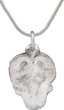 VIKING HEART PENDANT NECKLACE C.900-1050 AD - Picardi Jewelry