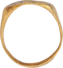 FINE MEDIEVAL EAGLE RING 10TH-15TH CENTURY AD, SIZE 9 1/4 - Picardi Jewelry