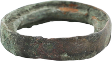 ANCIENT VIKING WEDDING RING C.850-1050 AD, SIZE 9 - Picardi Jewelry