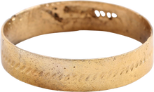 ANCIENT VIKING WEDDING RING, SIZE 9 1/4 - Picardi Jewelry