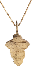 EASTERN EUROPEAN CHRISTIAN CROSS NECKLACE, 17TH-18TH CENTURY - Picardi Jewelry