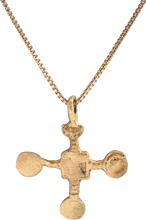 EUROPEAN CONVERT’S CROSS NECKLACE, 9TH-10TH CENTURY - Picardi Jewelry