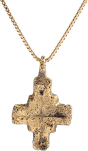 MEDIEVAL EUROPEAN PILGRIM’S RELIQUARY CROSS NECKLACE, 8th-12th CENTURY - Picardi Jewelry