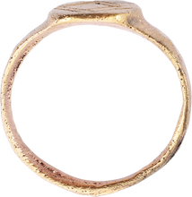 MEDIEVAL EUROPEAN RING, 900-1200 AD SIZE 2 1/2 - Picardi Jewelry