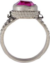 GOOD 19th CENTURY EASTERN EUROPEAN GYPSY RING, SIZE 9 - Picardi Jewelry