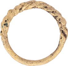 VIKING WARRIOR’S ROPED OR TWIST RING, C.866-1067 AD, SIZE 10 3/4 - Picardi Jewelry
