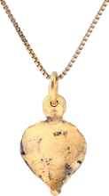 VIKING HEART PENDANT NECKLACE, C. 950-1050 AD - Picardi Jewelry