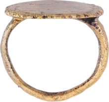MEDIEVAL EUROPEAN RING 10th-16th CENTURY, SIZE 4 - Picardi Jewelry