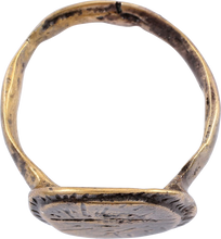 MEDIEVAL “BLESSING” RING, 10TH-16TH CENTURY AD, SIZE 5 3/4 - Picardi Jewelry
