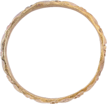 EUROPEAN WEDDING RING C.1400-60 SIZE 4 3/4 - Picardi Jewelry