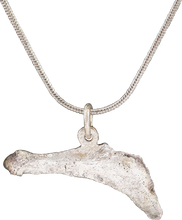 FINE GREEK/UKRAINE BRONZE DOLPHIN PENDANT NECKLACE, 5TH-4TH CENTURY BC - Picardi Jewelry