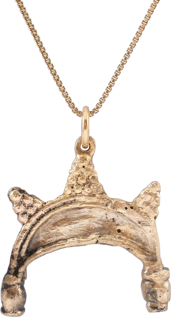 SUPERB VIKING LUNAR PENDANT NECKLACE, 9TH-10TH CENTURY AD