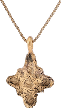 MEDIEVAL EUROPEAN PILGRIM’S CROSS NECKLACE, 7th-10th CENTURY - Picardi Jewelry