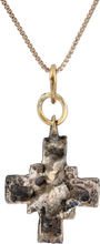 MEDIEVAL EUROPEAN PILGRIM’S RELIQUARY CROSS NECKLACE, 8th-12th CENTURY - Picardi Jewelry