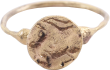 ROMAN SIGNET RING 1st-4th CENTURY AD SIZE 10 3/4 - Picardi Jewelry