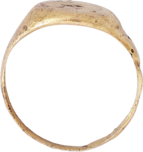 ROMAN SIGNET RING, 1ST-3RD CENTURY AD, SIZE 7 1/4 - Picardi Jewelry