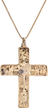 FINE EASTERN EUROPEAN CHRISTIAN CROSS NECKLACE - Picardi Jewelry