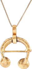 RARE VIKING PROTECTIVE BROOCH NECKLACE, 850-1050 AD - Picardi Jewelry